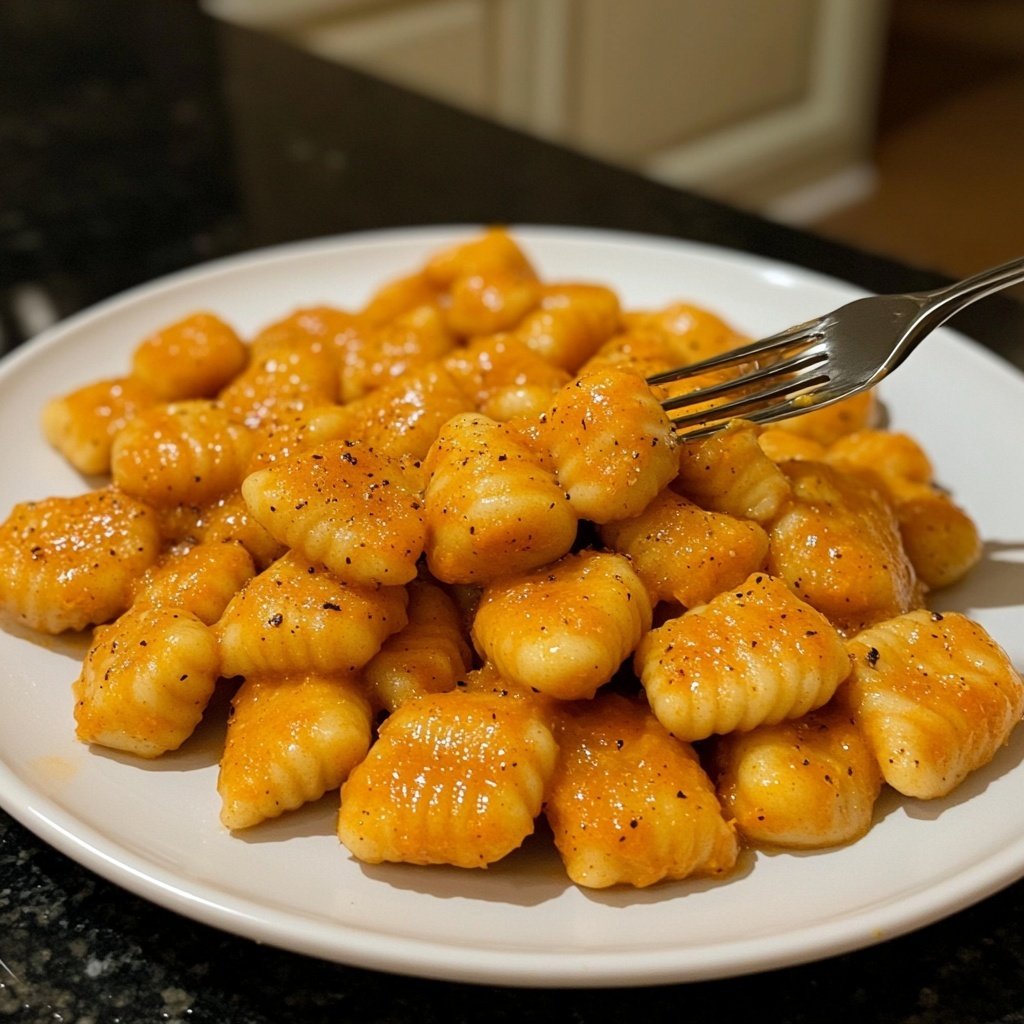 Gnocchi mit Kürbissauce
