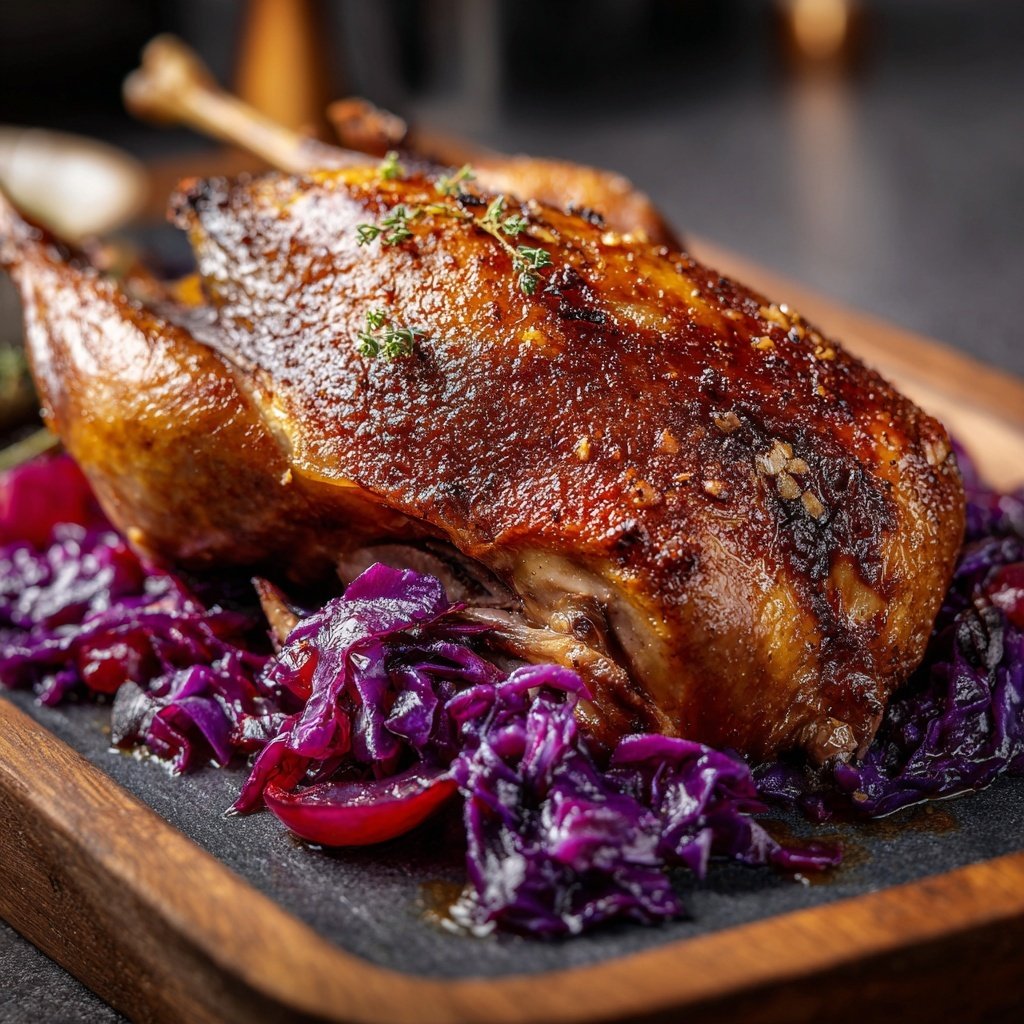 Saisonal & Festlich Weihnachtsgans mit Rotkohl