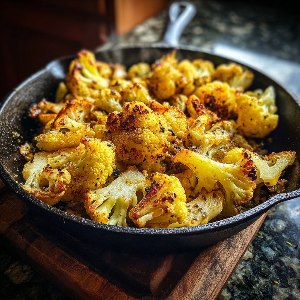Blumenkohl Pfanne Mit Kreuzkümmel