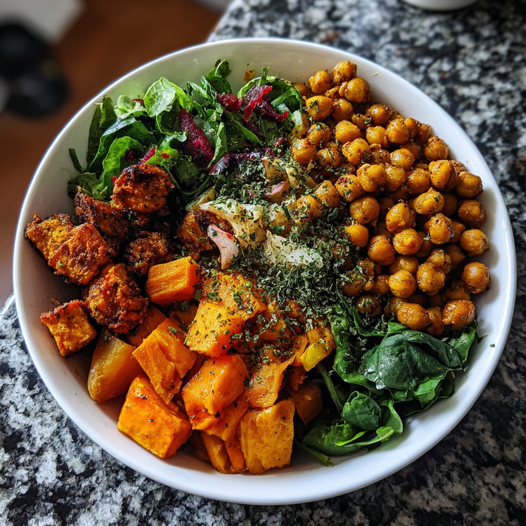 Buddha Bowl mit Kichererbsen