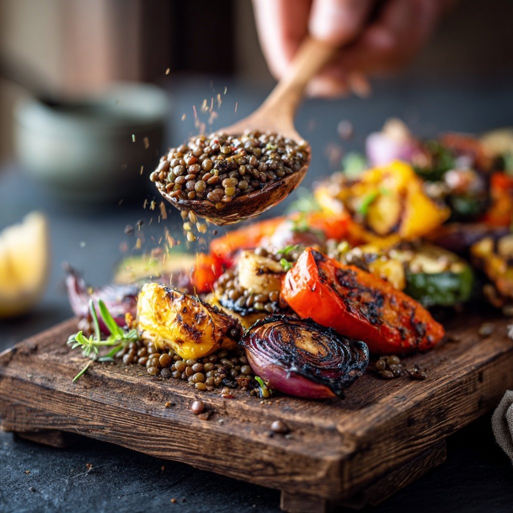 Grill Beilagen Mit Linsen