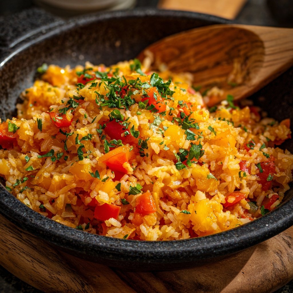 Blumenkohl Reis Mit Paprika