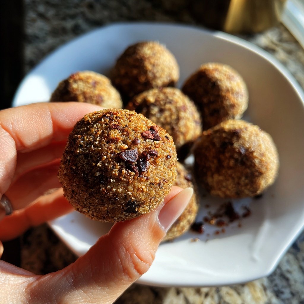 Protein Bällchen mit Vanille Proteinpulver