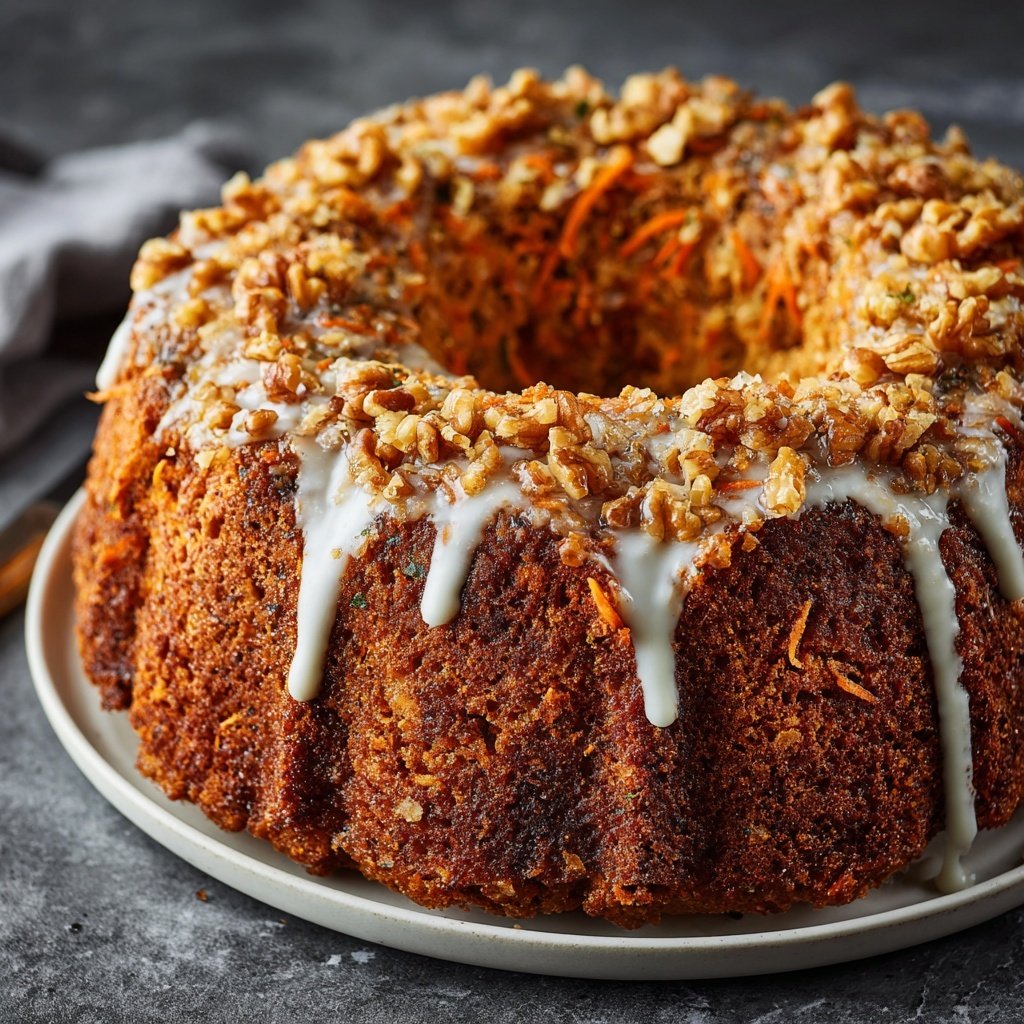 Karottenkuchen Mit Nüssen